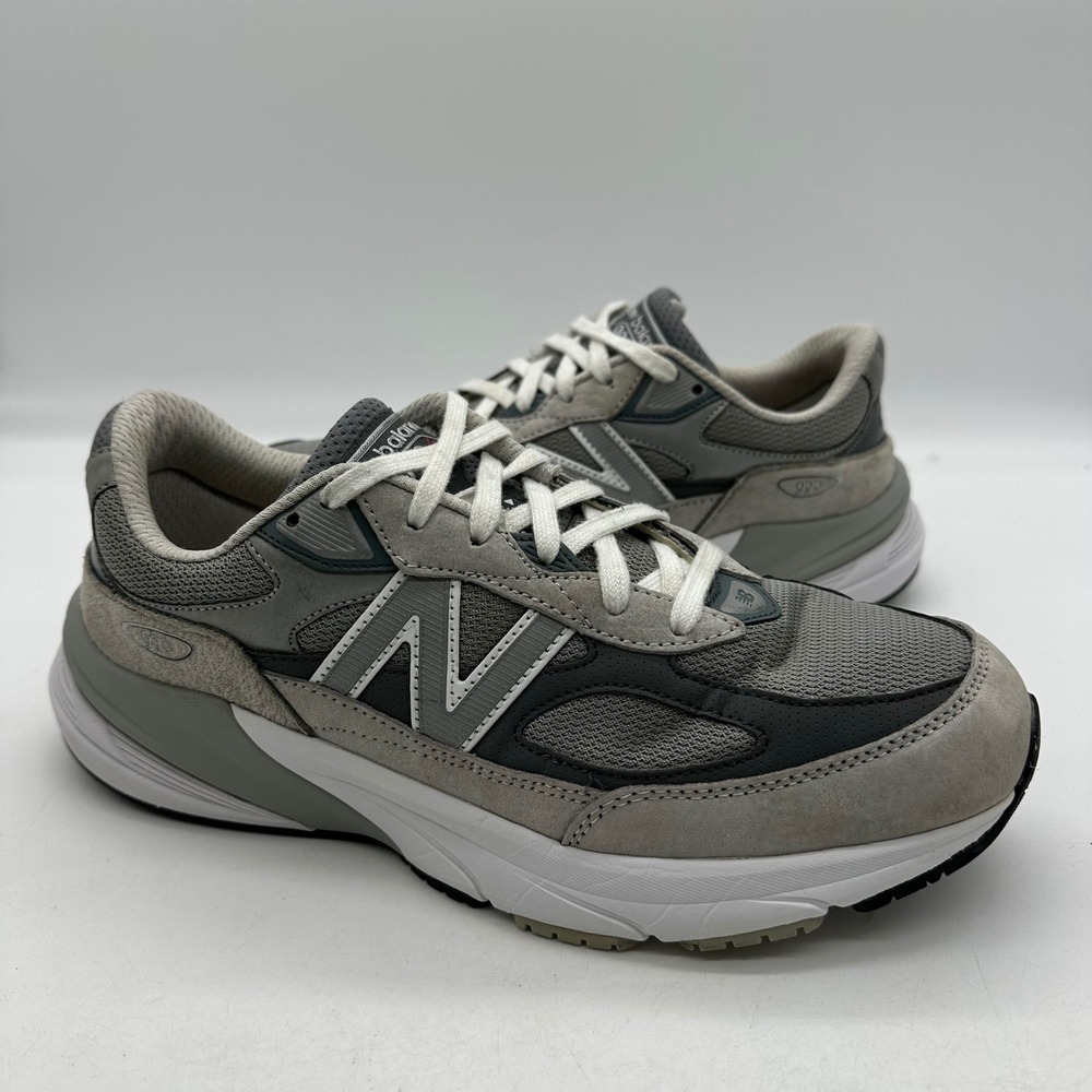 New Balance M990GL6 Mens Size 9 Grey Sneakers 990v6 Made in USA Running Shoes